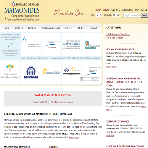 CENTRE HOSP GERIATRIQUE MAIMON CENTRE HOSP GERIATRIQUE MAIMON