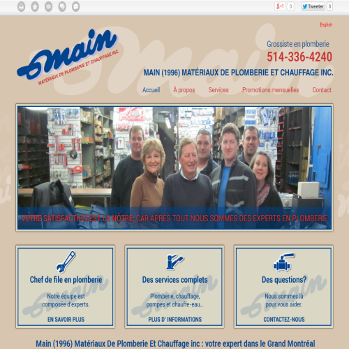 MAIN (1996) MATERIAUX DE PLOMBERIE ET CHAUFFAGE