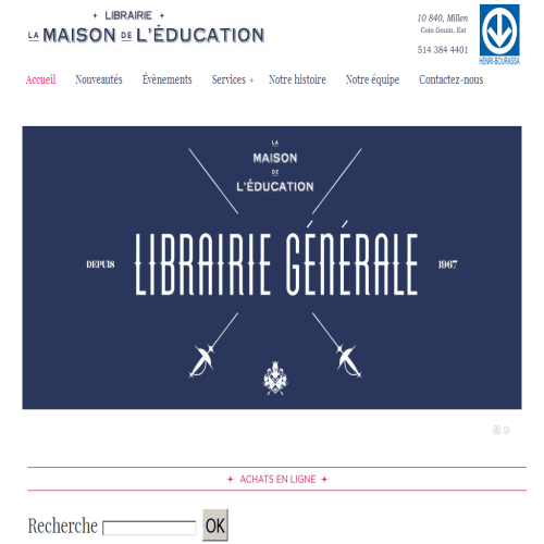 LIBRAIRIE LA MAISON DE L'EDUCA