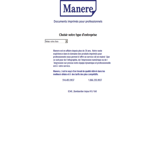 MANERE INC MANERE INC