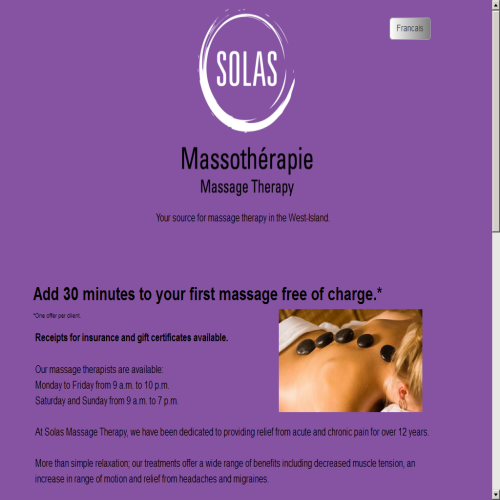MASSOTHERAPIE SOLAS MASSAGE THERAPY