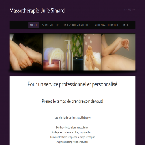 MASSOTHERAPIE JULIE SIMARD
