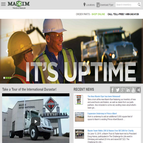 MAXIM TRUCK & TRAILER MAXIM TRUCK & TRAILER