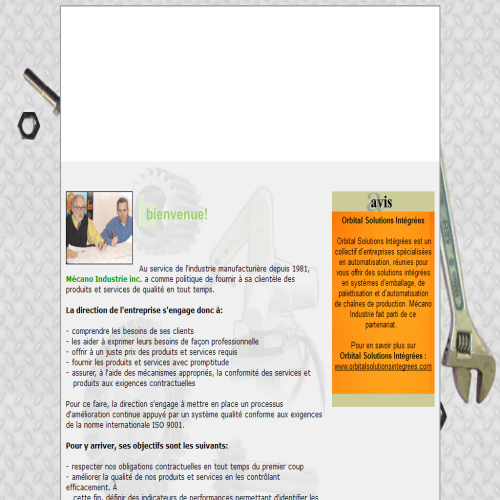 MECANO INDUSTRIE INC