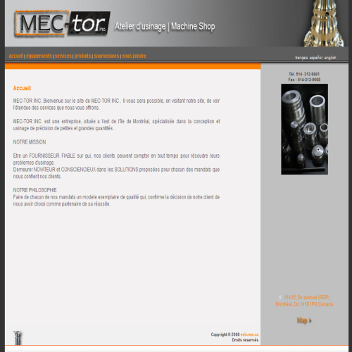 ATELIER USINAGE MEC TOR INC ATELIER USINAGE MEC TOR INC