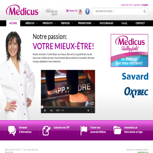 EQUIPEMENTS MEDICUS LTEE
