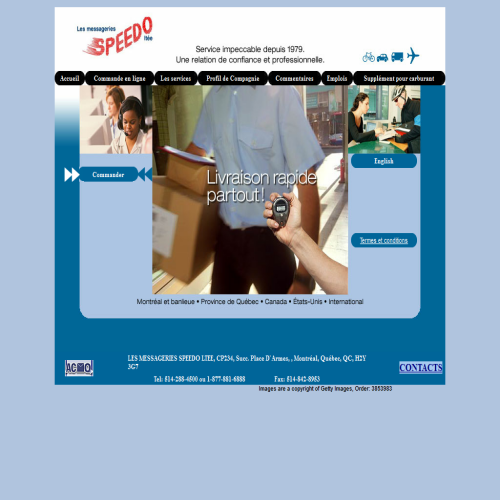 MESSAGERIE SPEEDO LTEE