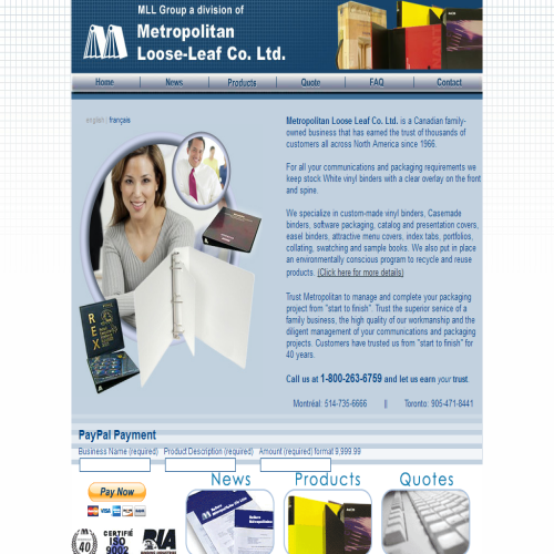 RELIURE METROPOLITAINE CIE