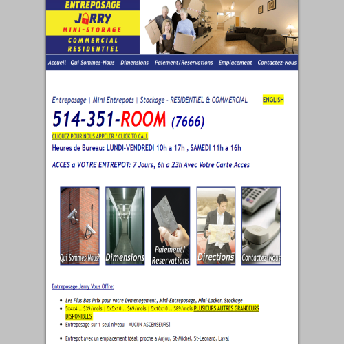 ENTREPOSAGE JARRY MINI-STORAGE ANJOU