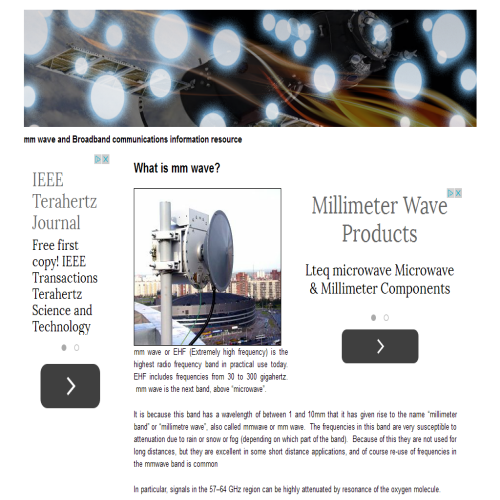 MMWAVE TECHNOLOGIES