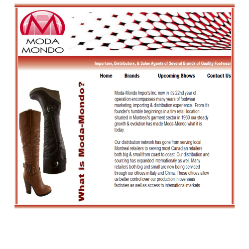 MODA-MONDO IMPORTATIONS INC