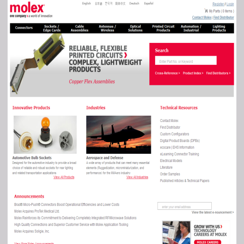 MOLEX ELECTRONICS LTD