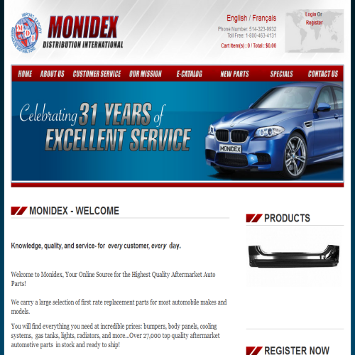 MONIDEX DISTRIBUTEUR INTL