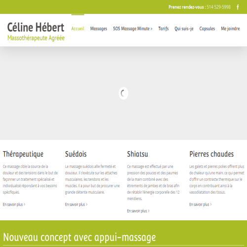 CLINIQUE DE MASSOTHERAPIE CELINE HEBERT CLINIQUE DE MASSOTHERAPIE CELINE HEBERT
