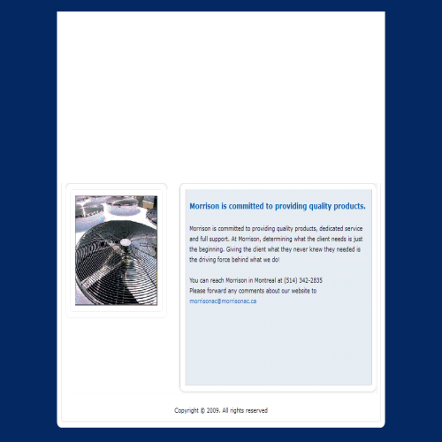 CLIMATISATION MORRISON INC