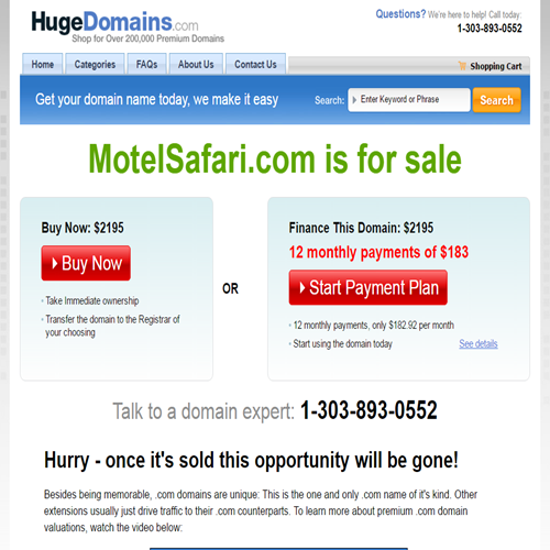 AUBERGE AU SAFARI-MOTEL