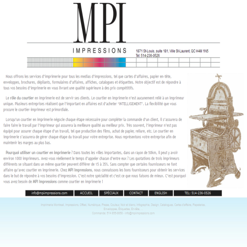 MPI IMPRESSIONS MPI IMPRESSIONS