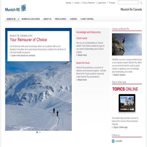 MUNICH DE REASSURANCE SOCIETE