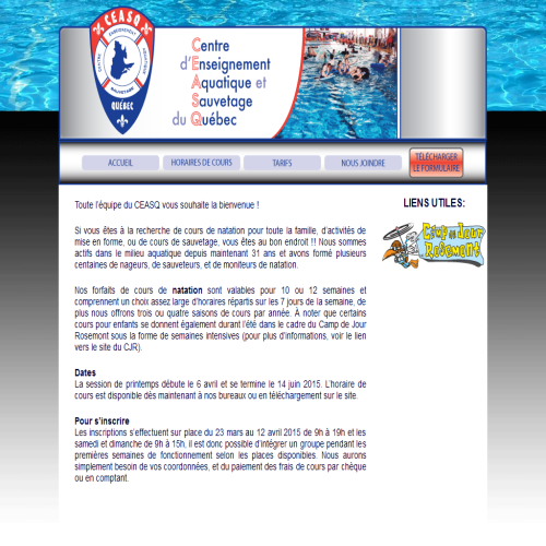 CENTRE D'ENSEIGNEMENT AQUA