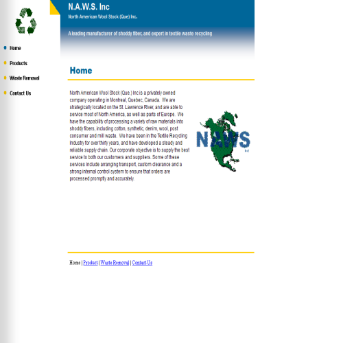 NORTH AMERICAN WOOL STOCK INC