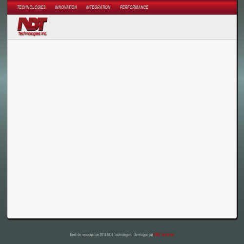 NDT TECHNOLOGIES INC