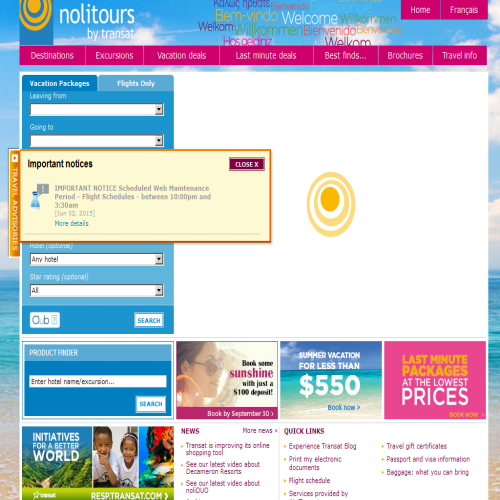 VOYAGES NOLITOUR INC VOYAGES NOLITOUR INC
