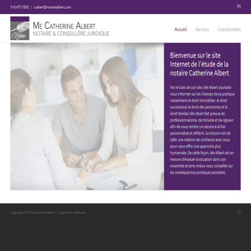 ALBERT CATHERINE NOTAIRE