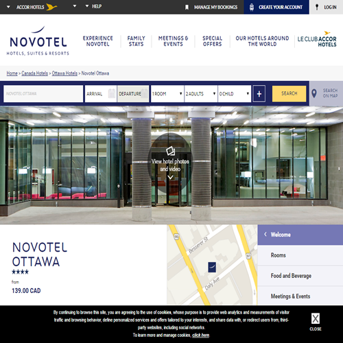 NOVOTEL OTTAWA HOTEL