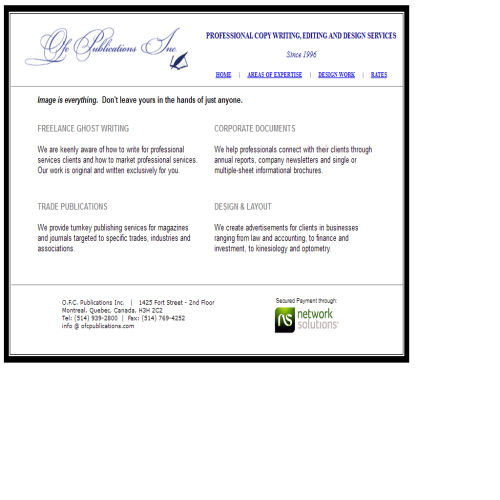 O F C PUBLICATIONS INC