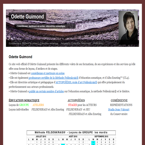 FELDENKRAIS METHOD ODETTE GUIMOND