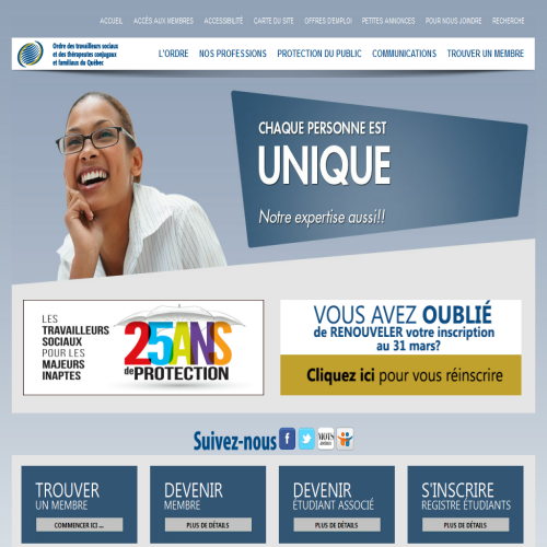 ORDRE PROFESSIONNEL DES TRAVAI