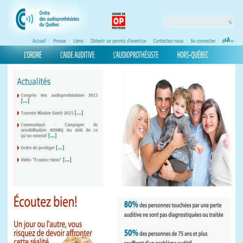 ORDRE DES AUDIOPROTHESISTES DU QUEBEC