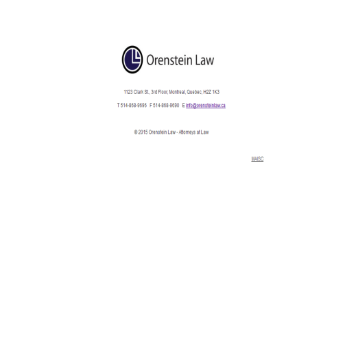 ORENSTEIN LAW INC