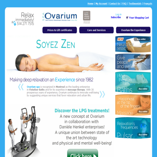 OVARIUM SPA-MASSAGE & BAINS FLOTTANTS
