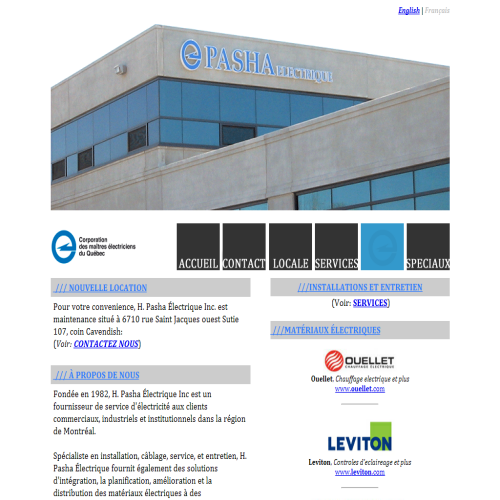 PASHA ELECTRIQUE INC