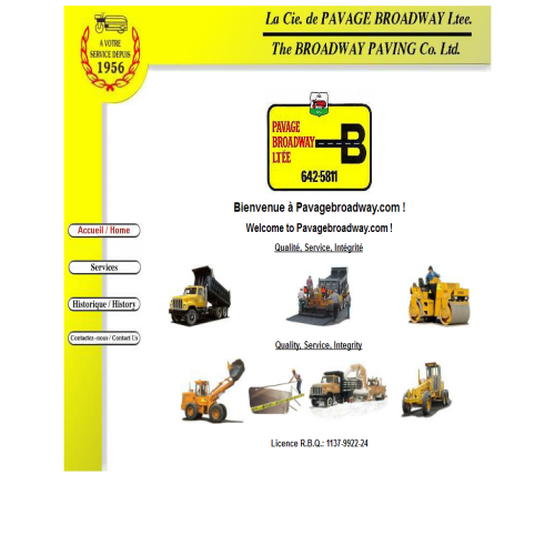 COMPAGNIE DE PAVAGE BROADWAY