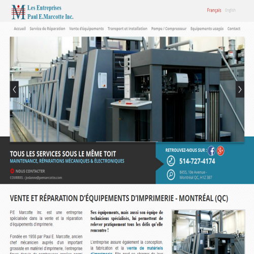 ENTREPRISES PAUL E MARCOTTE