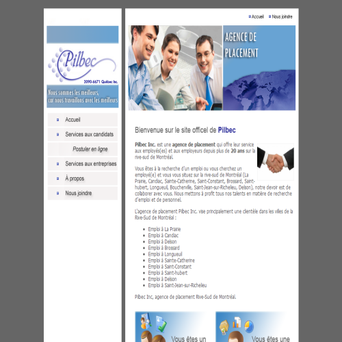 AGENCE DE PLACEMENT PILBEC INC