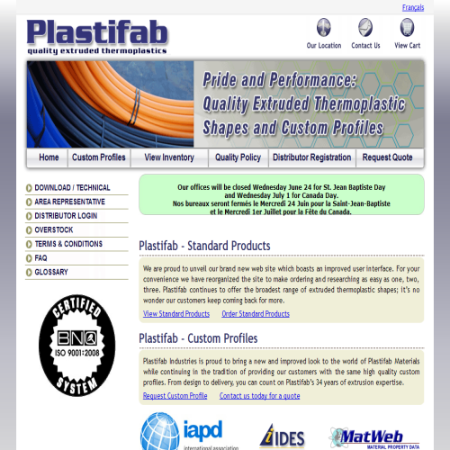 INDUSTRIES PLASTIFAB INC