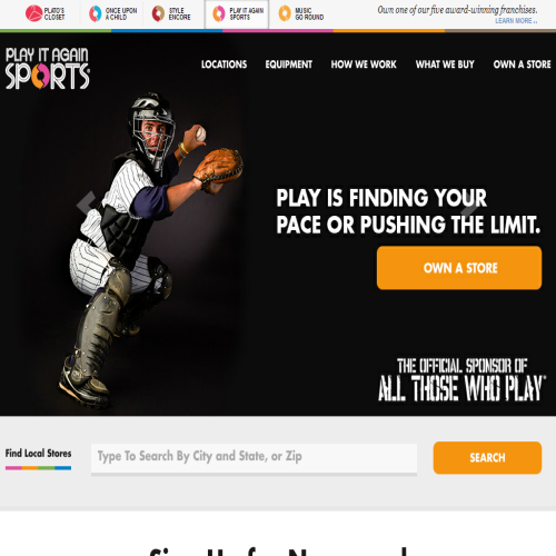 PLAY IT AGAIN SPORTS