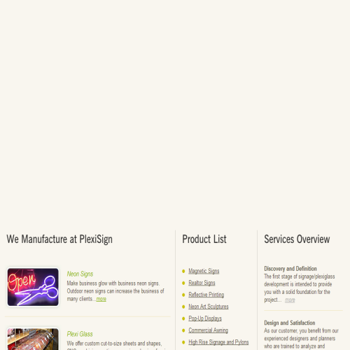 PLEXI SIGN