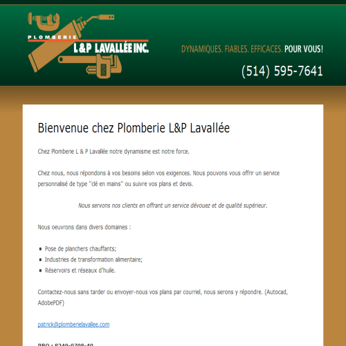 PLOMBERIE L&P LAVALLEE