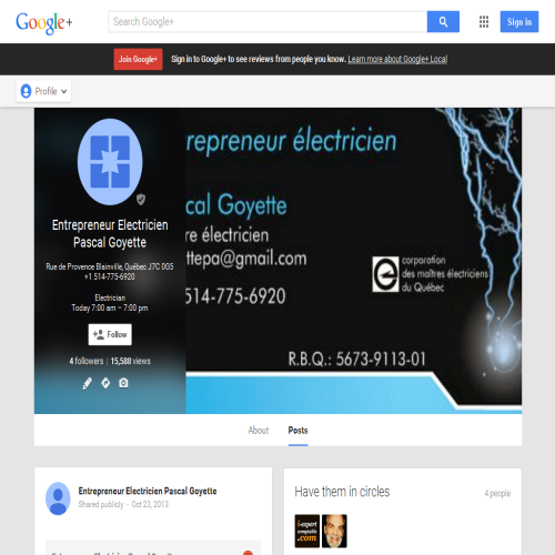 PASCAL GOYETTE ELECTRIQUE