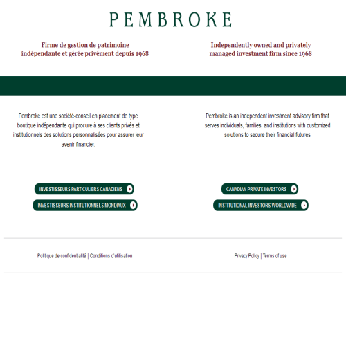 PEMBROKE MANAGEMENT LTD