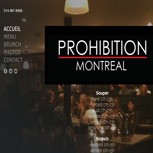 PROHIBITION MONTREAL