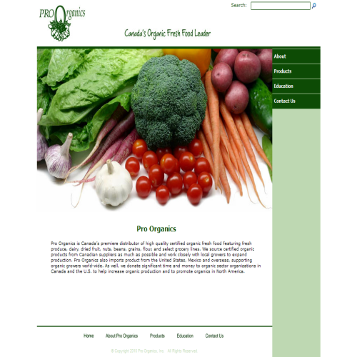PRO ORGANICS MARKETING QUEBEC