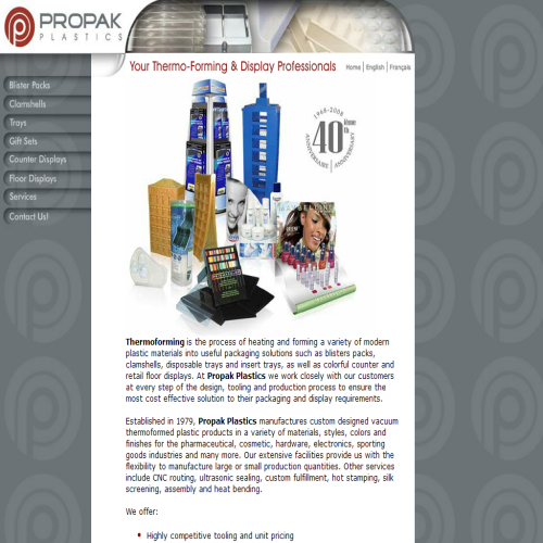 PROPAK PLASTIQUES (1979) LT