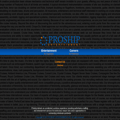 PROSHIP ENTERTAINMENT