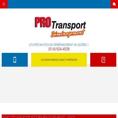 PRO TRANSPORT DEMENAGEMENT