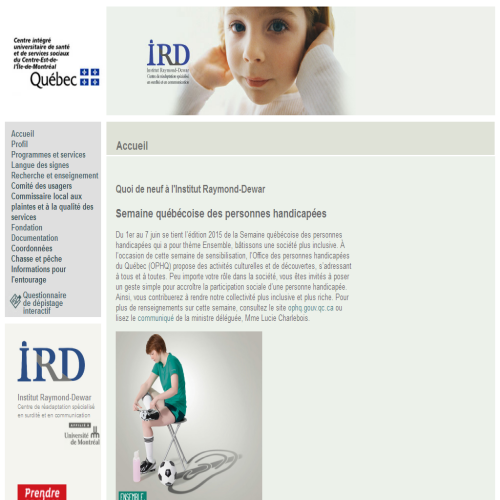 INSTITUT RAYMOND-DEWAR CENTRE INSTITUT RAYMOND-DEWAR CENTRE